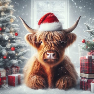 Kerst Hooglandkoe