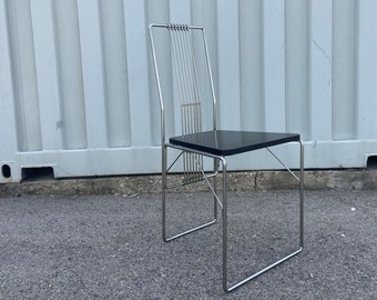 Vintage minimalist side chairs, 1990s