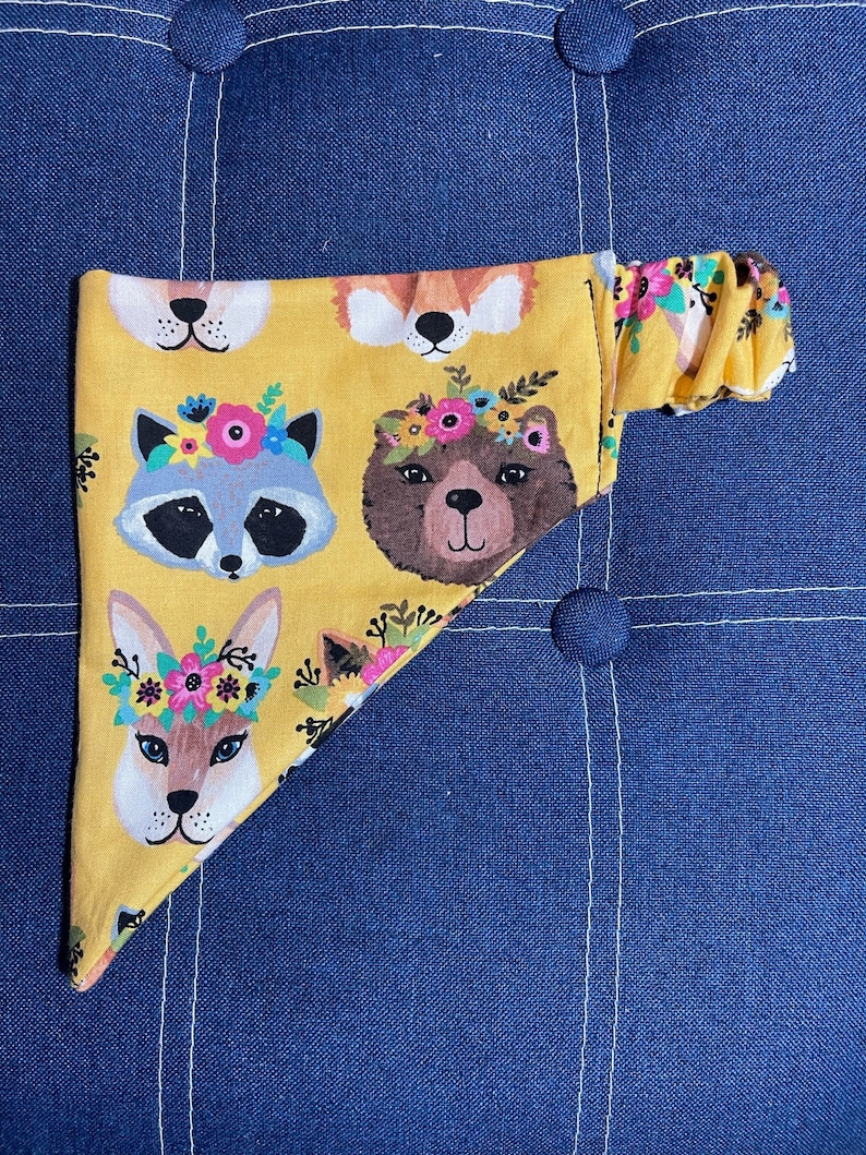 Scrunchie Dog Bandana Pattern Dog Bandana Pattern with elastic Scrunchie Style Bandana Pattern Elastic Dog Bandana Pattern PDF Pattern image 3