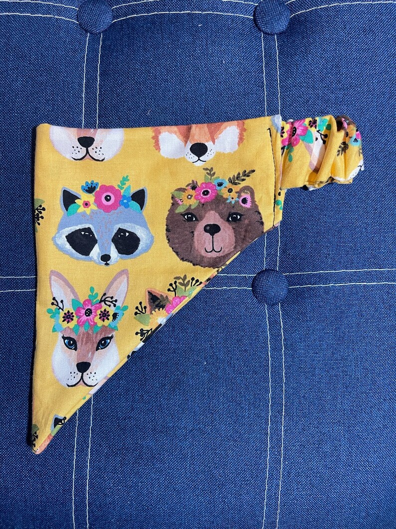 Scrunchie Dog Bandana Pattern Slide On Dog Bandana Pattern Etsy