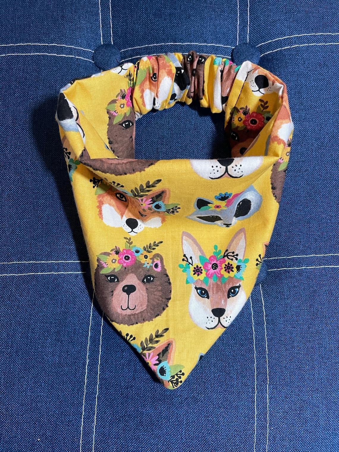 Scrunchie Dog Bandana Pattern Slide On Dog Bandana Pattern Etsy