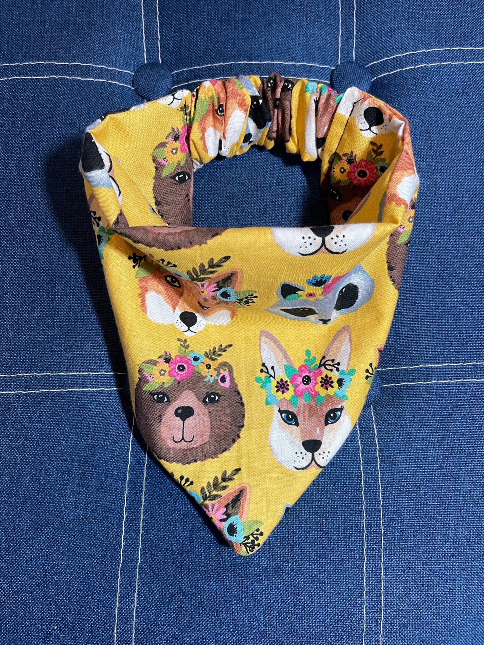 Scrunchie Dog Bandana Pattern Slide On Dog Bandana Pattern Etsy