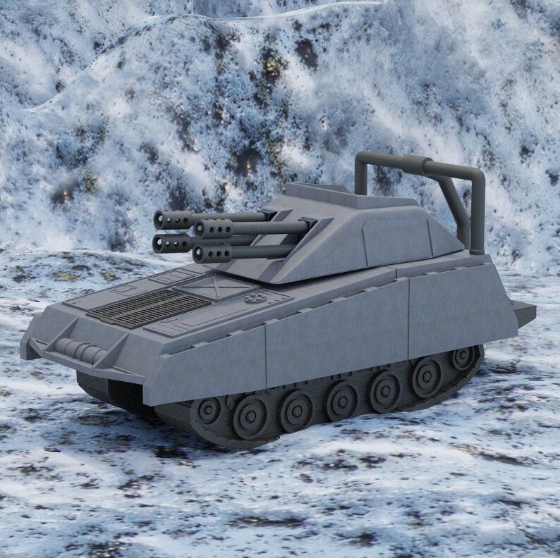 Armadillo Tank STL Files for 3D Printing Inspired by GI Joe Etsy
