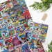 Classic Comic Books Wrapping Paper 