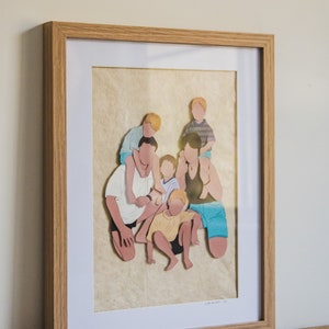 Ritratto di famiglia grande (include animali domestici)