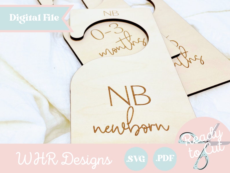 SVG Nursery Organization Baby Closet Dividers Digital File Etsy Canada