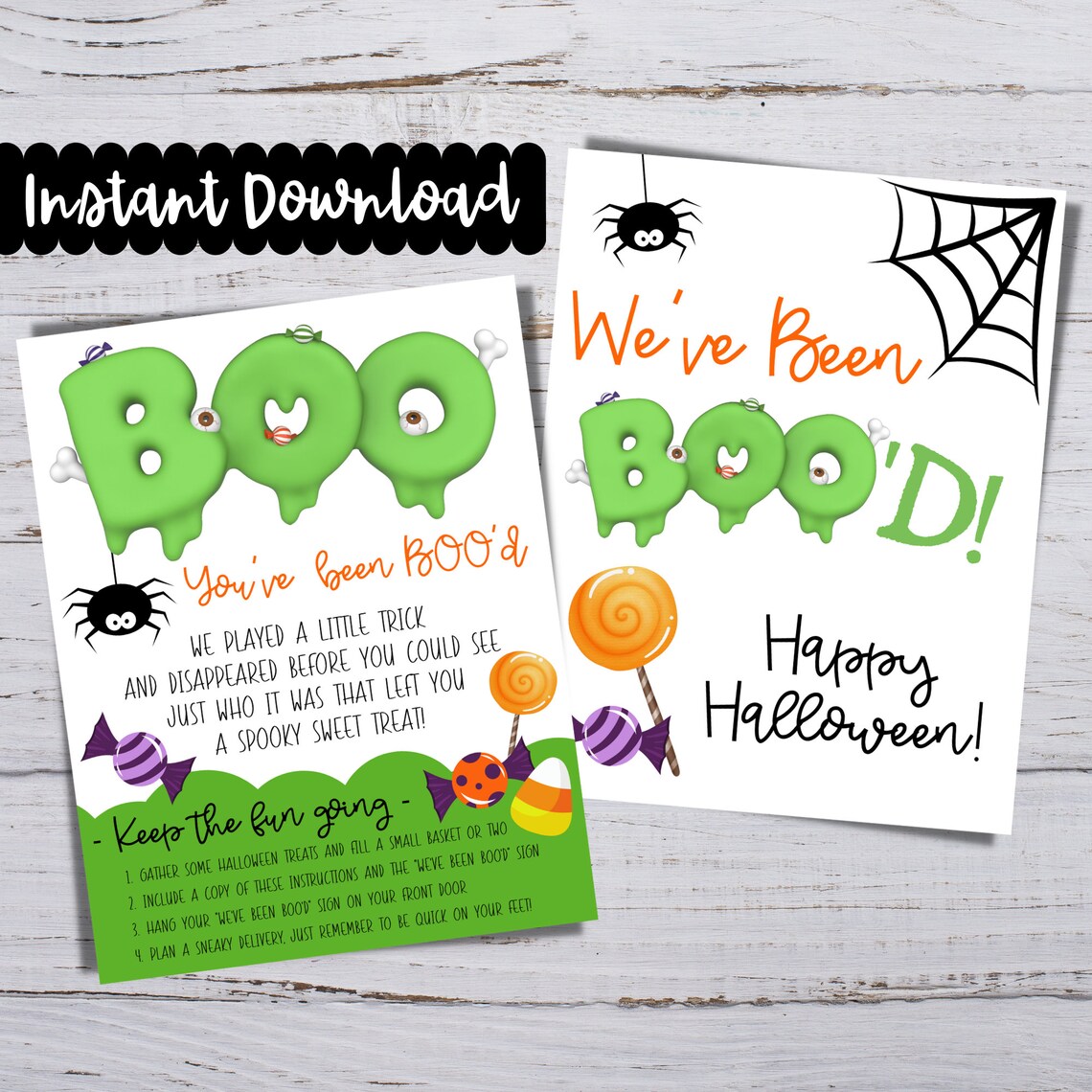 You've Been Boo'd Printable You've Been Booed - Etsy