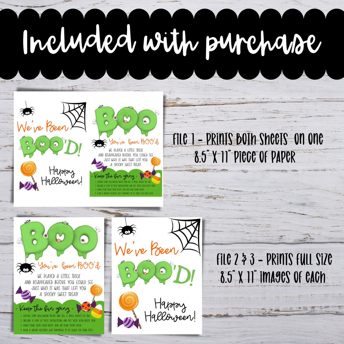 You've Been Boo'd Printable You've Been Booed - Etsy