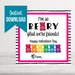 I'm Beary Glad We're Friends Valentine, Gummy Bear, Instant Download ...