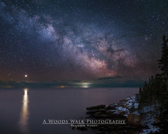 Milky Way over Acadia National Park