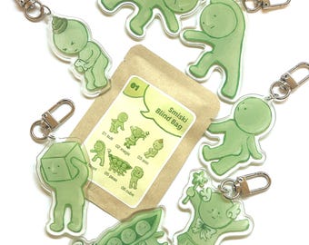 Smiski Brelok Pudełko Niespodzianek, Green Guys, Akcesoria, Pamiętnik, Planer, Brelok, Prezenty, Zawieszki, Naklejki