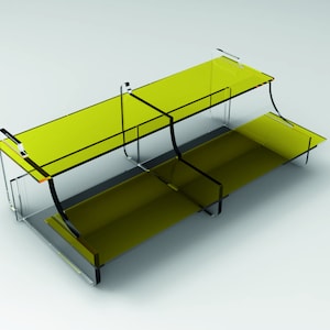 Stunning Detolf Display: Acrylic Colored Transparent Plexi Portable ...