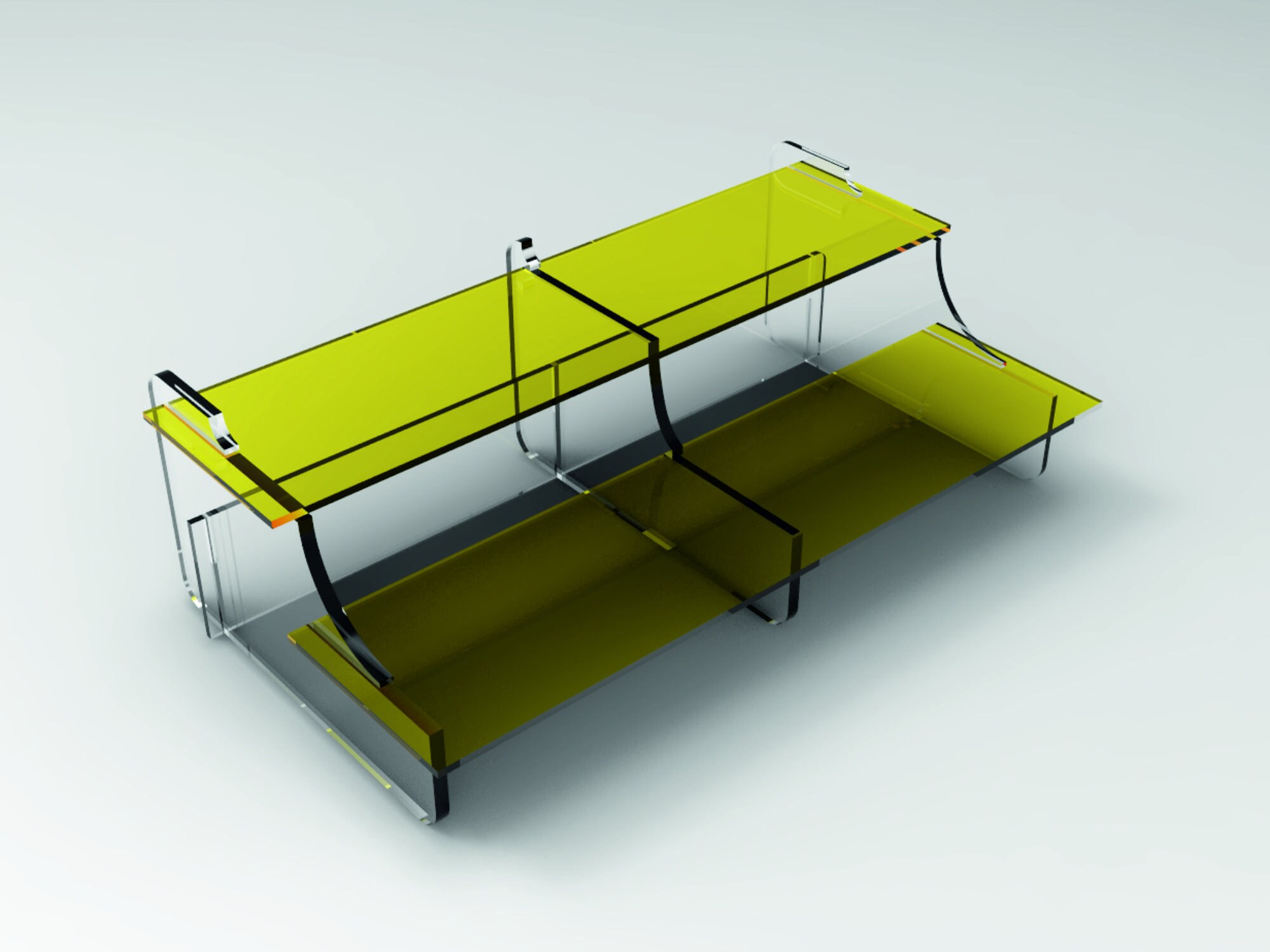 Detolf Display Acrylic Colored Transparent Plexi Portable Stand Riser ...