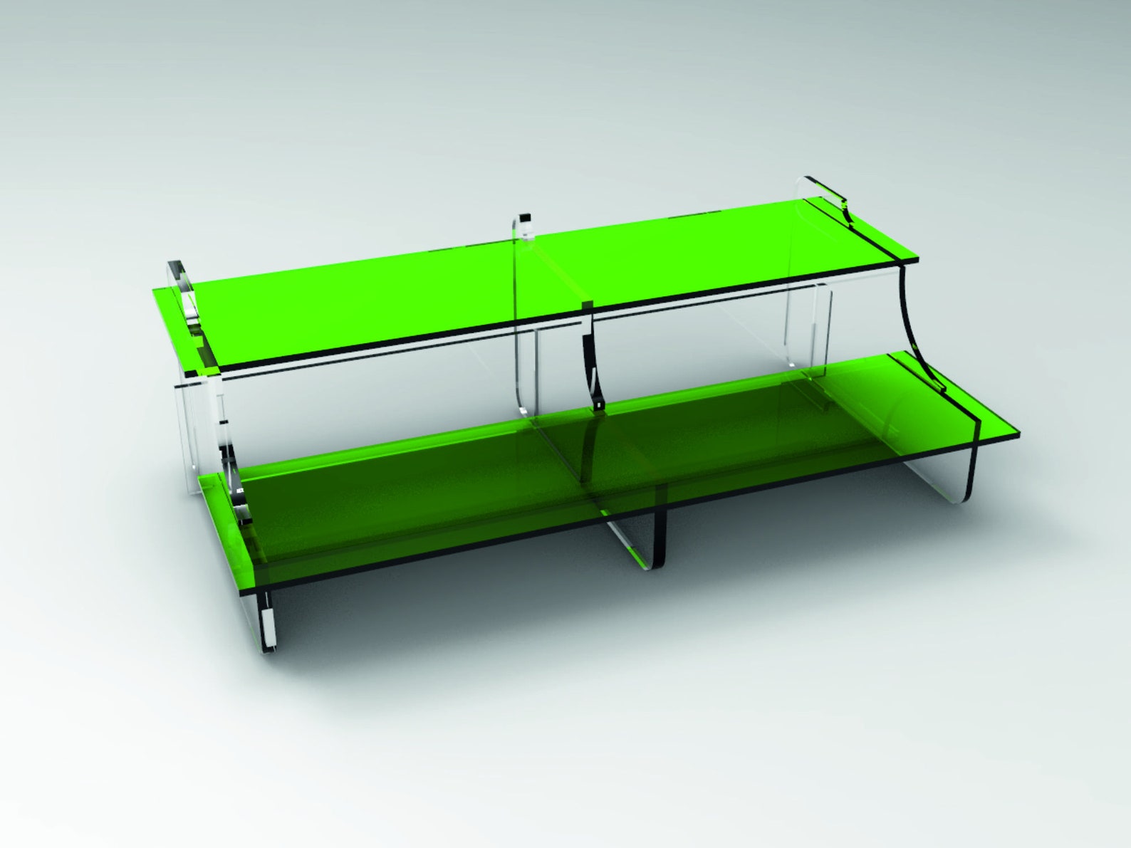 Stunning Detolf Display: Acrylic Colored Transparent Plexi Portable ...