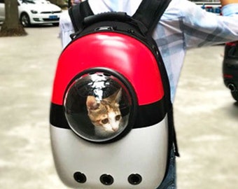 space bubble cat backpack