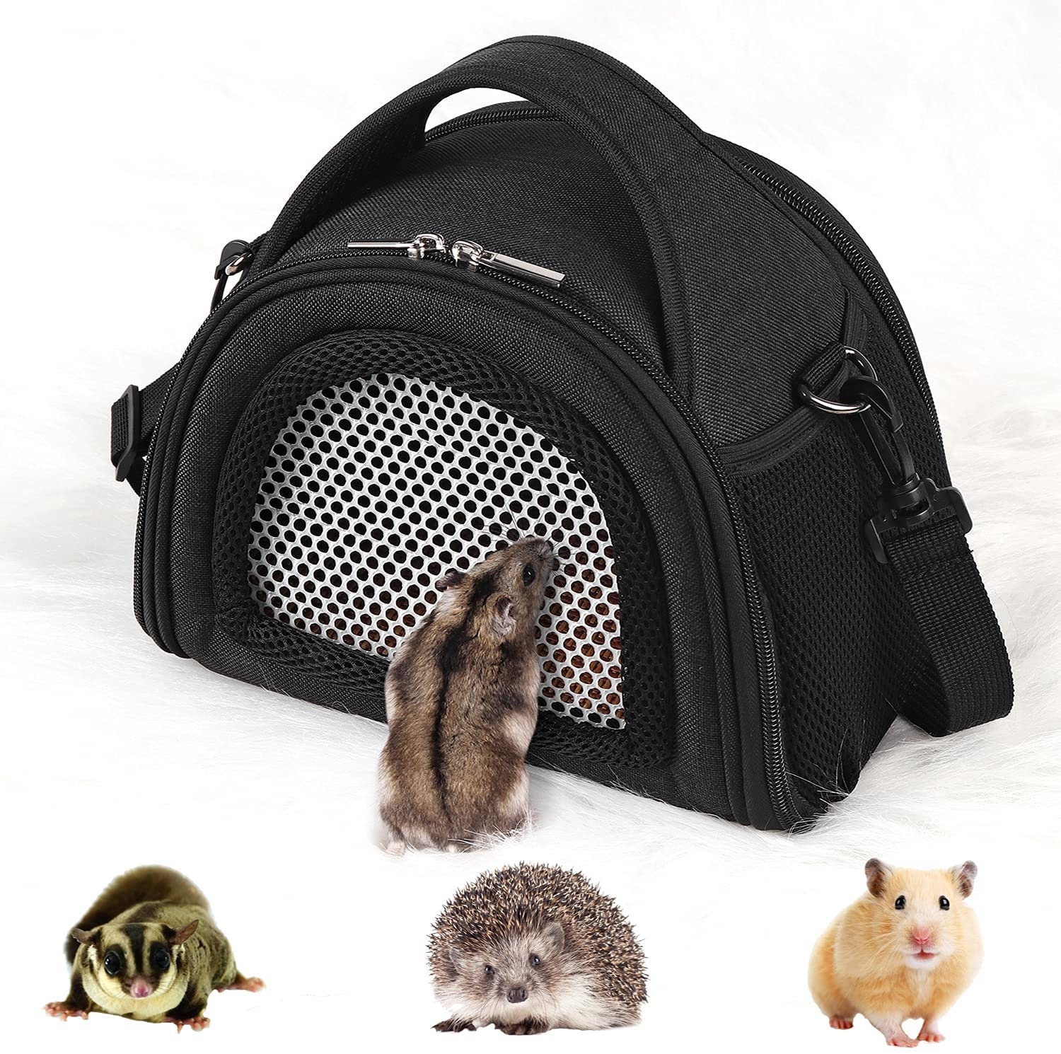 Cheap Outdoor Travel Leopard Print Hand - Held Backpack Hamster