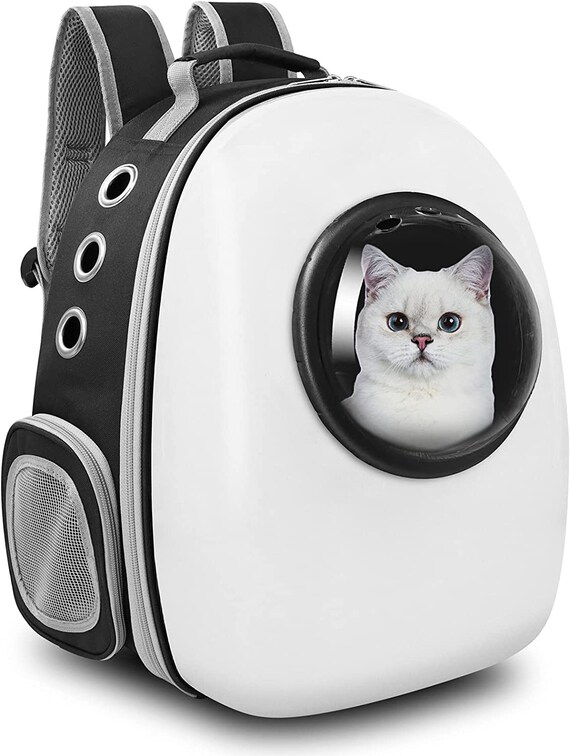 Dropship Cat Backpack Carrier Bubble Bag; Small Dog Backpack