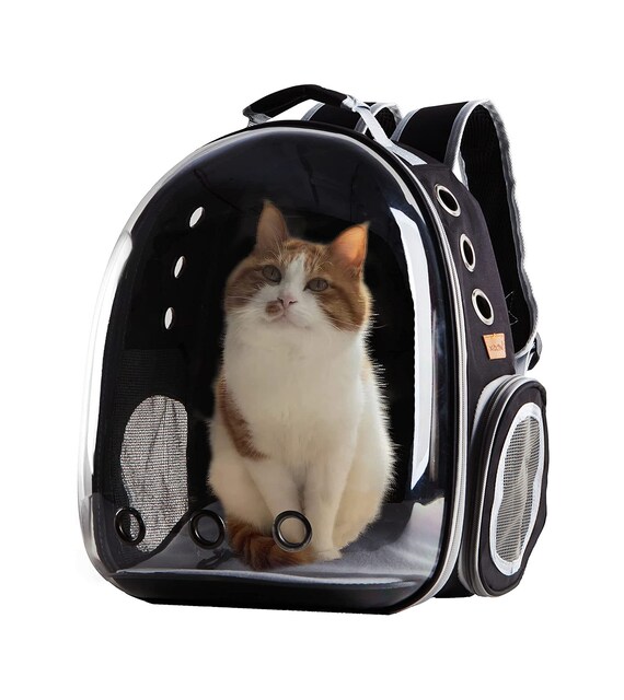 Cat Backpack Carrier Bubble Bag Transparent Space Capsule Pet Etsy