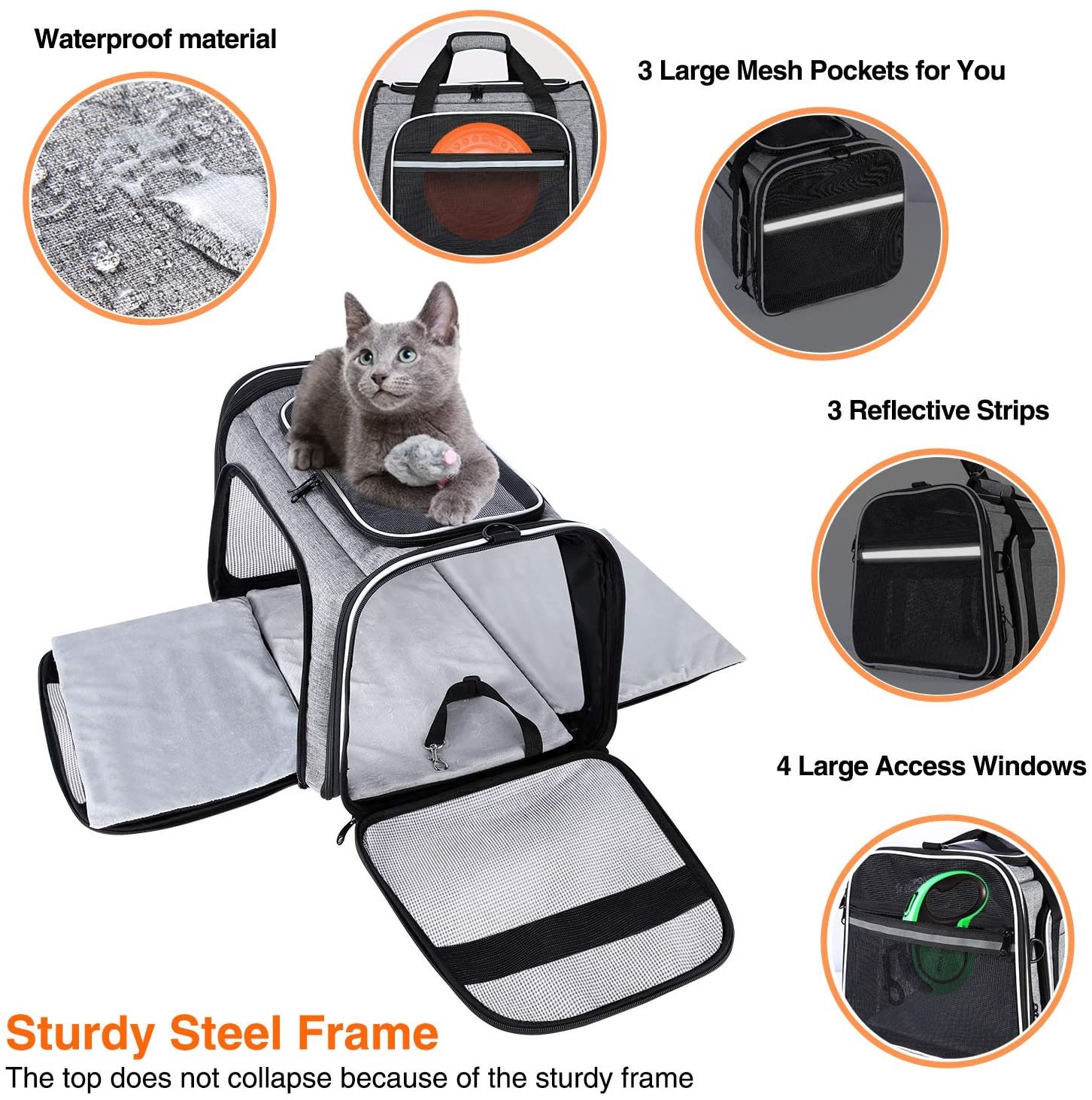 large soft sided dog carrier