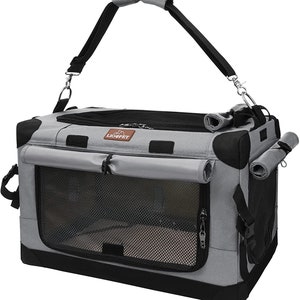 Large Collapsible Airline Approved Soft Sided Pet Carrier, Portable Car  Train Travel TSA Cat Carrier, Gift Fot Pet Lovers 