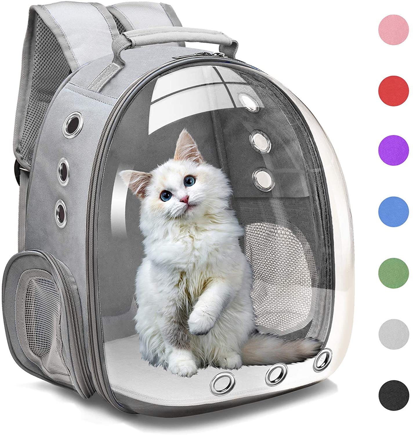 Cat Carrier - Breathable Space Bubble Cat Backpack, Pink