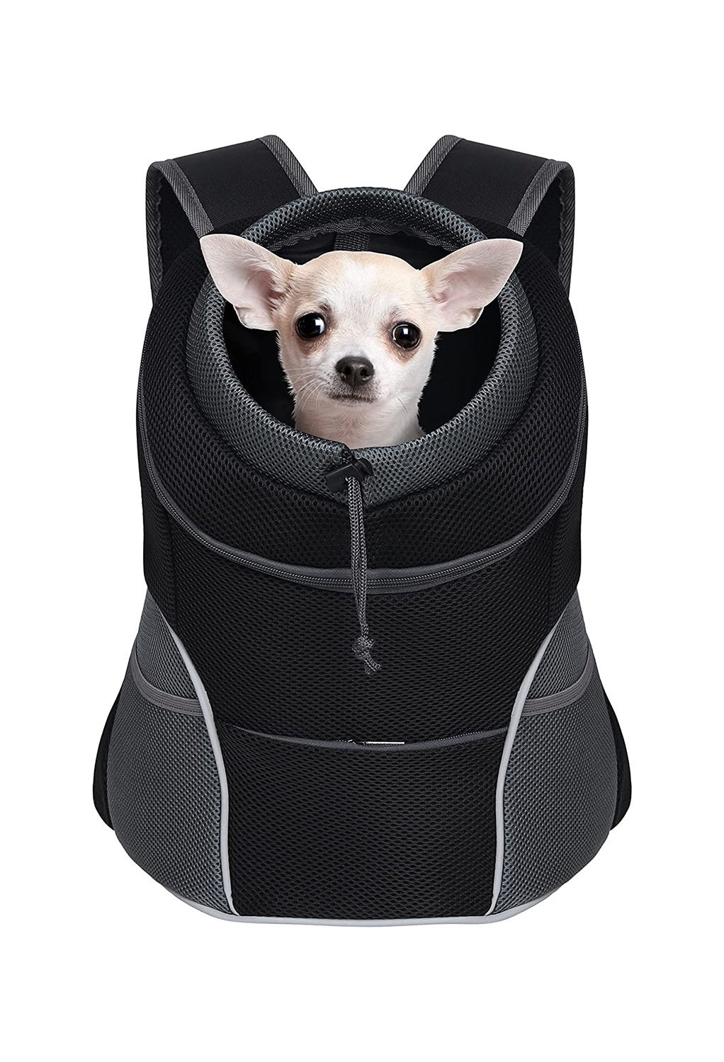 Carrier Backpack Pet Dog Carrier Front Pack Breathable Head Etsy