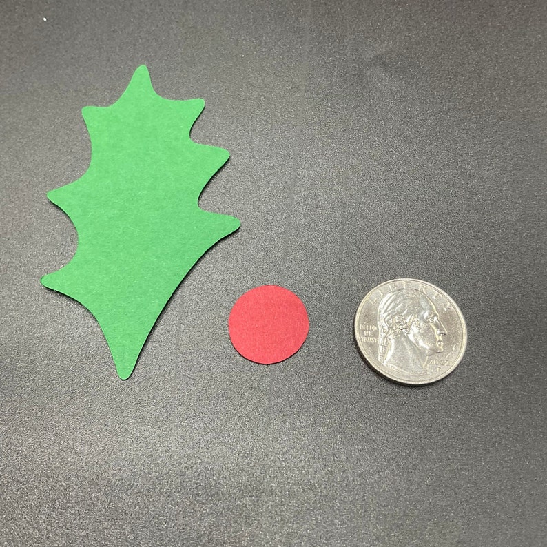 Holly Berries Paper Cut Outs 60 Pieces Bulletin Board Die Cuts Etsy