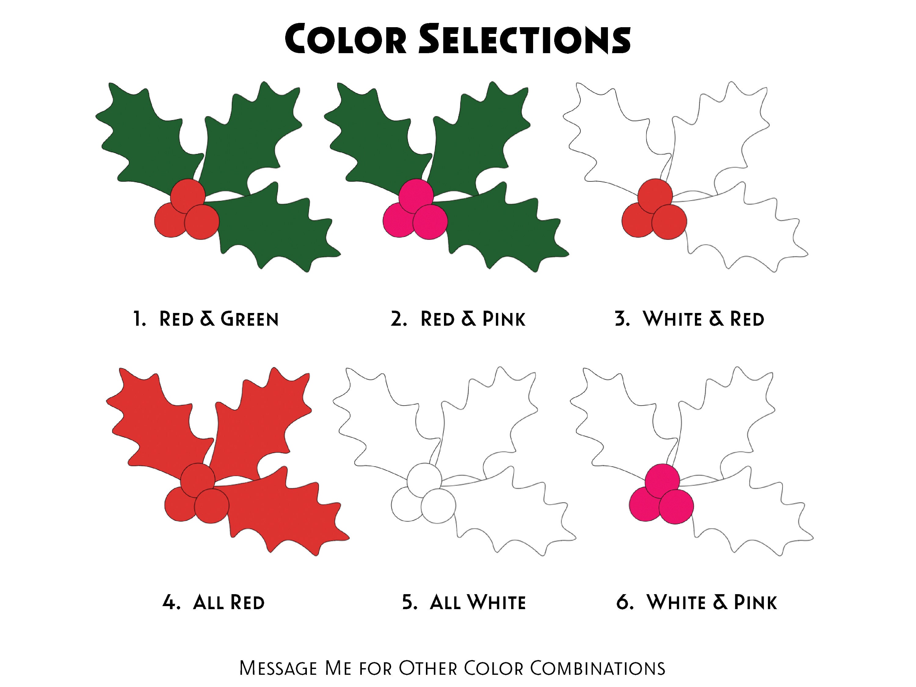 Holly Berries Paper Cut Outs 60 Pieces Bulletin Board Die Cuts Etsy