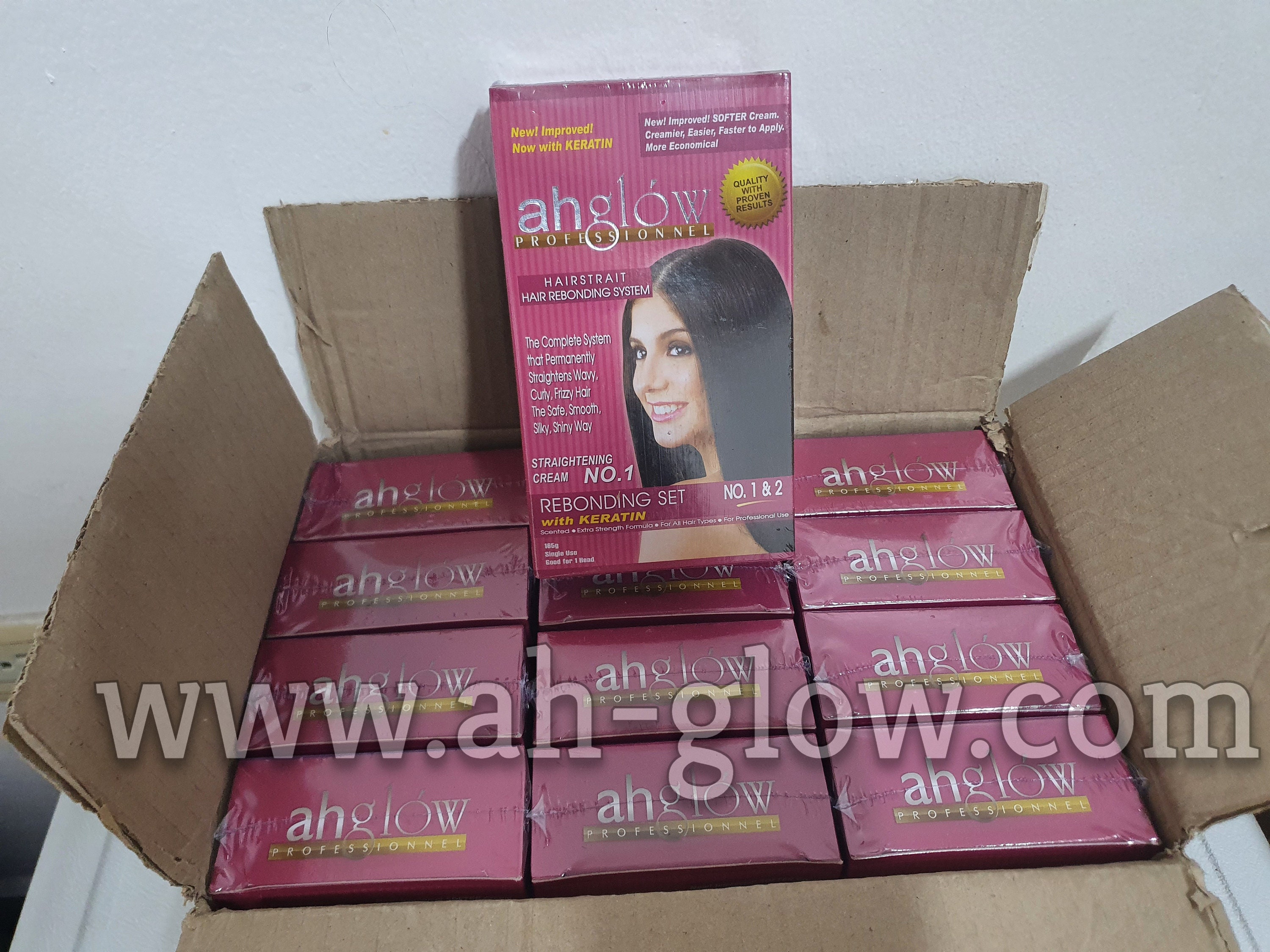 AHGLOW Hair Rebonding Set. Permanent Hair Straightening Extra Etsy