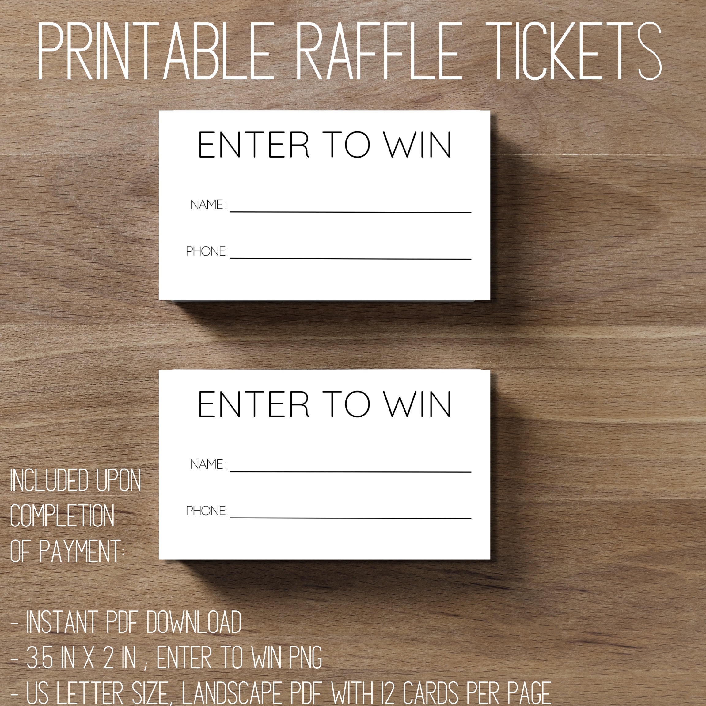 Basic Printable Raffle Ticket Raffle Tickets Printable With Name And 