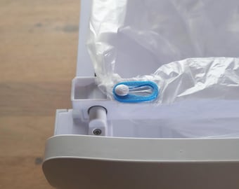 PetSnowy Snow+ grasgrüne Tasclips, grasgrüner Anhänger, Set von 10,5 cm