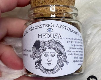 Medusa Ritual Incense (1.7oz) for Female Empowerment, smells of dark, luscious fruitiness