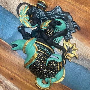 6&quot; Hecate Einalia Hanging Statue (Handmade with Natural Metals)