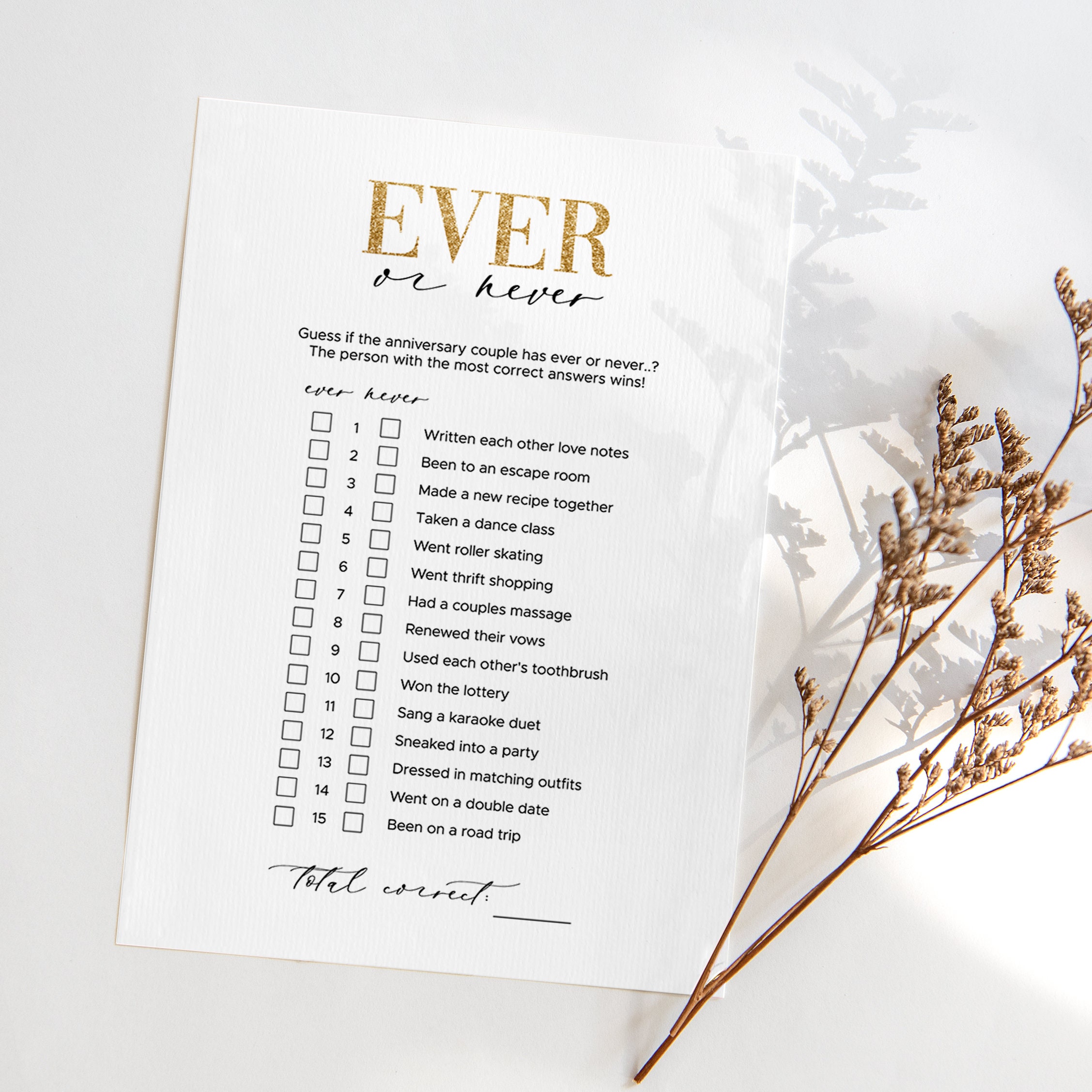 Anniversary Party Games Bundle Printable 25th 30 40 50th Wedding ...