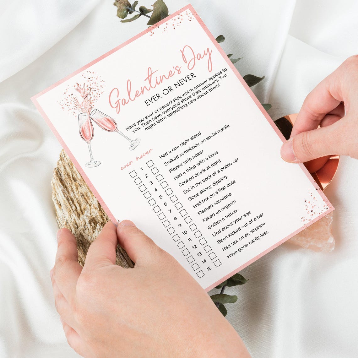 Galentines Day Games Bundle Printable Drink If Galentine's Day Party ...