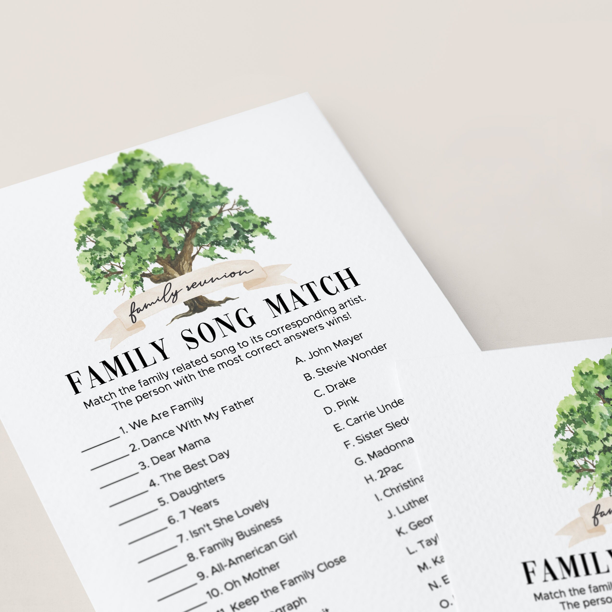 Family Gathering Games Bundle Fun Family Reunion Games for All Ages