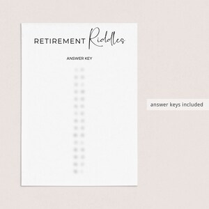 Retirement Party Games Bundle Personalized Games for the Retiree Office ...