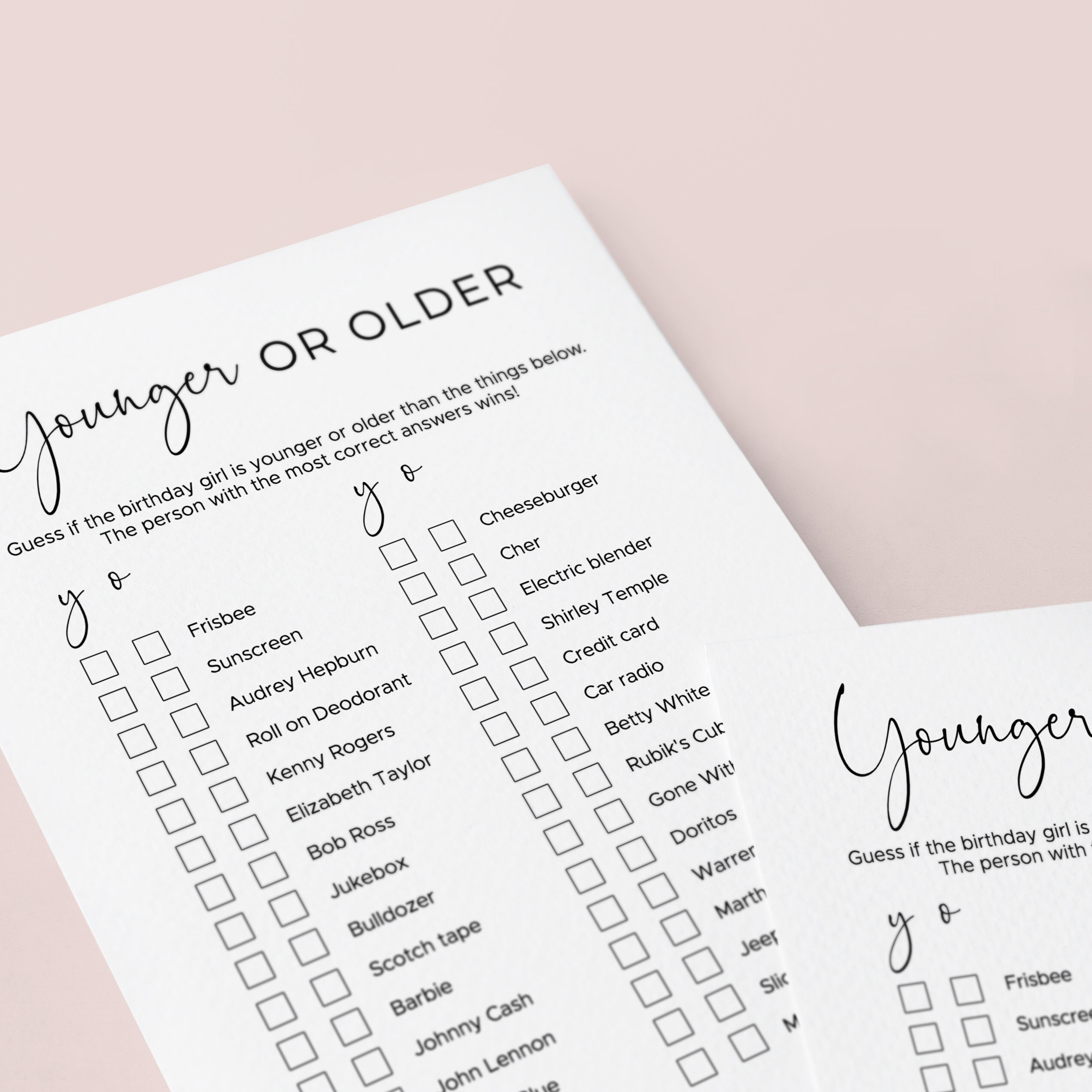 93rd Birthday Party Games for Woman Turning 93 Years Old Born in 1933 Bday  Bash Activities for Groups Family Mom Grandmother Mad Libs SP2 - Etsy, image size:2544x2544