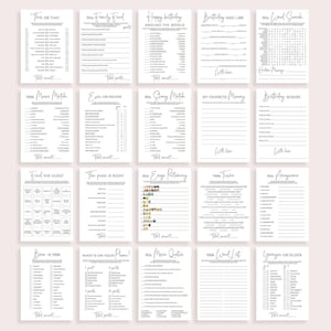 30th Birthday Games for Women and Men Born in 1996 Birthday Party Game Personalized Birthday Games for Adults 90s Birthday 1996 Trivia SP2 image 7