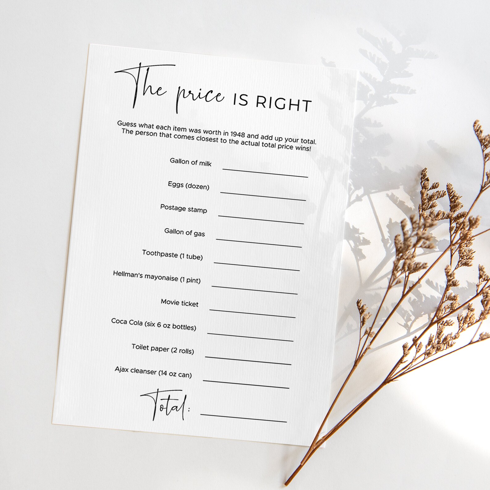 75th Birthday Games Printable Simple Birthday Party Activity Bundle ...