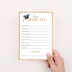 Gold and Black Graduation Games Bundle Printable Grad Activity Ideas ...
