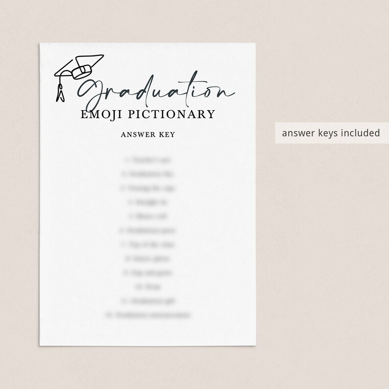 Modern Graduation Party Games Printable 2024 Grad Party Game Bundle ...