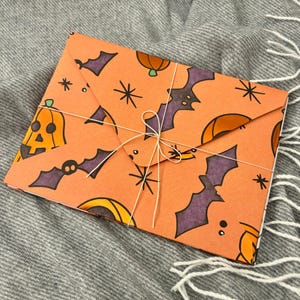 Enveloppes Halloween | A7 | Papier cartonné | Expéditeur | Correspondant | courrier postal | Courrier heureux | Poste de franchissement | faire-part | Lettre