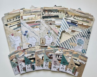 Stuffed Decorated Pockets | Stationery | Happy Mail | Snail Mail | Pen Pal | Journaling | Collage | Junk Journal | Stickers