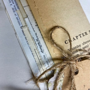 Páginas de libros antiguos pequeños / Diario basura / Efímeras / Scrapbooking / Collage / Libro antiguo / Antigüedad / Vintage / Paquete de papel / Papel rescatado