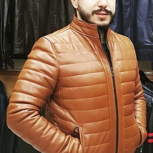 Leather Bubble Coat Etsy