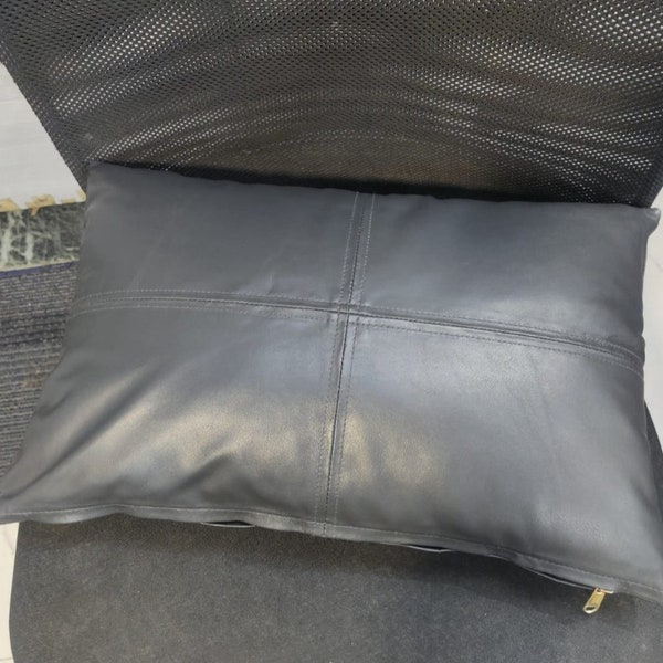 Leather Throw Pillow Etsy