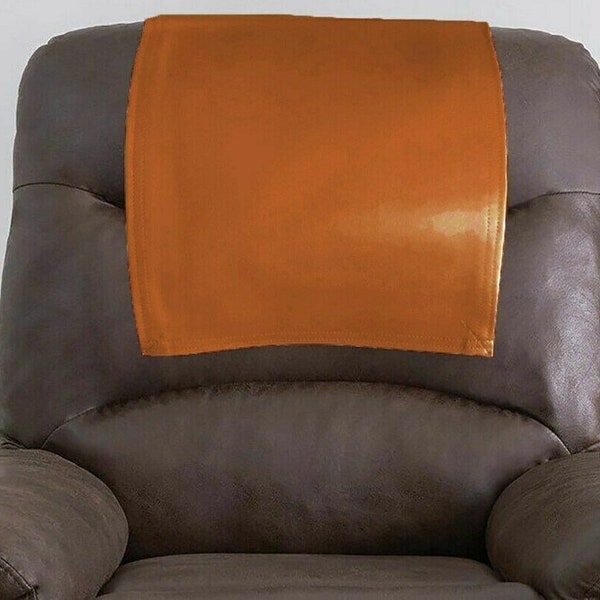 Protection D'appui-tête Antidérapante En Similicuir Compatible Avec Les Fauteuils Inclinables Housse~p157120770