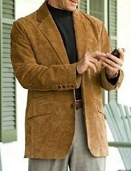 Suede sport coat blazer hot sale