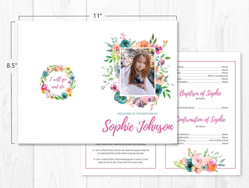 LDS Baptism Program, Baptism Program LDS, LDS Baptism Program Template, lds Baptism Program Girl, Lds Baptism Ideas